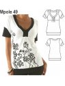 POLERA PRETINA MODA MUJER, PRETINA, 
