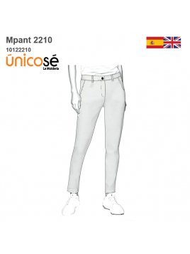 MOLDE PANTALON AJUSTADO...