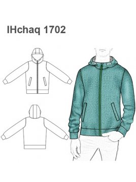 CHAQUETA CAMPERA CON GORRO  NIÑO NENE