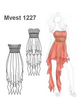 VESTIDO VUELOS EN PUNTA