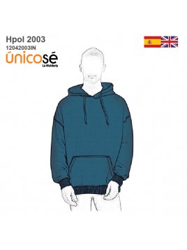 MOLDE POLERON CANGURO...