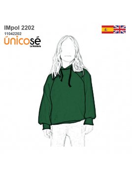 MOLDE POLERON BASICO NIÑA 2202