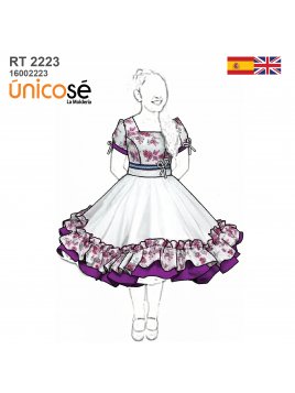 MOLDE VESTIDO HUASA RT 2223