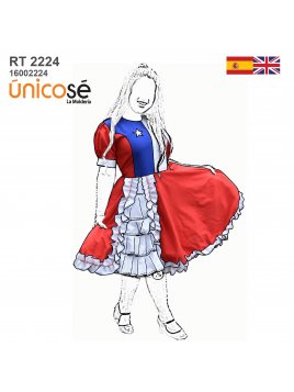 MOLDE VESTIDO HUASA RT 2224