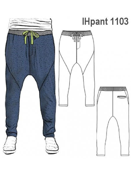 PANTALON BABUCHA NIÑO TOBILLO AJUSTADO,