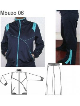 BUZO POLYESTER MUJER, BOLSILLOS DE EN PO