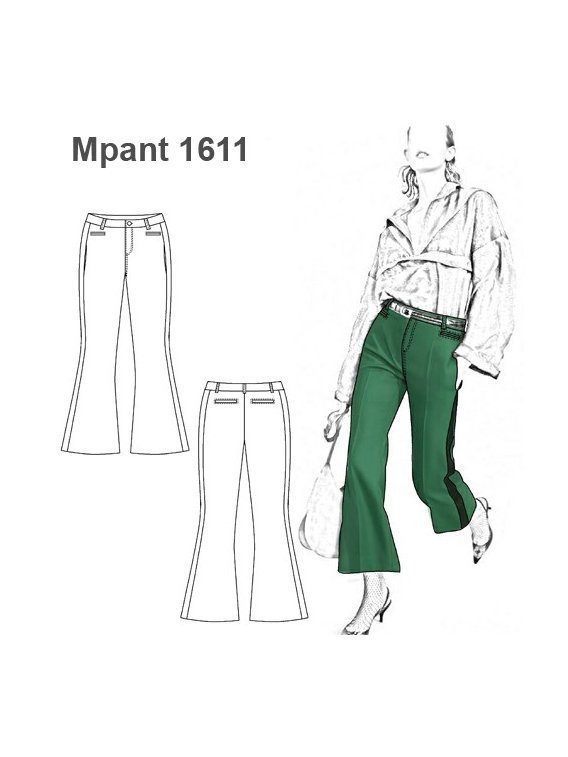 PANTALON AL TOBILLO MUJER 1611