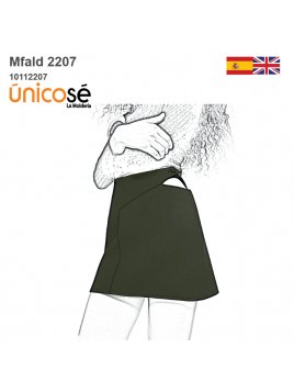 MOLDE FALDA MINI MUJER 2207