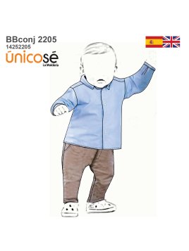 MOLDE CONJUNTO BASICO BEBE...