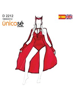 MOLDE DISFRAZ PERSONAJE...