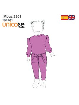 MOLDE BUZO JOGGING NIÑA 2201