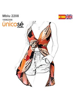 MOLDE BLUSA TOP LARGA MUJER...