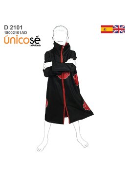 MOLDE DISFRAZ CAPA ANIME...