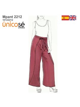 MOLDE PANTALON PAREO MUJER...
