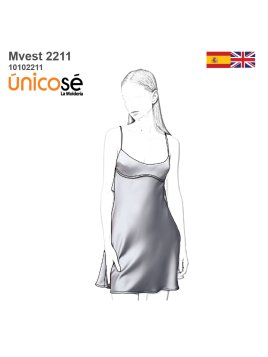 MOLDE VESTIDO CORTO MUJER 2211