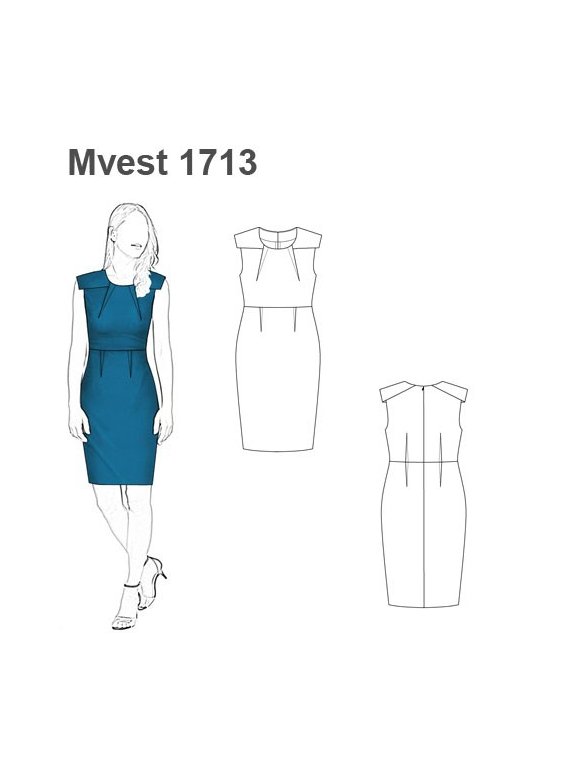 VESTIDO CORTO TUBO MUJER