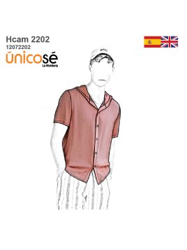 MOLDE CAMISA CON CAPUCHA...