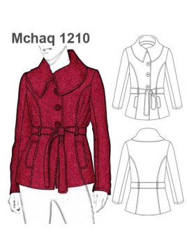 CHAQUETA LAZO CINTURA