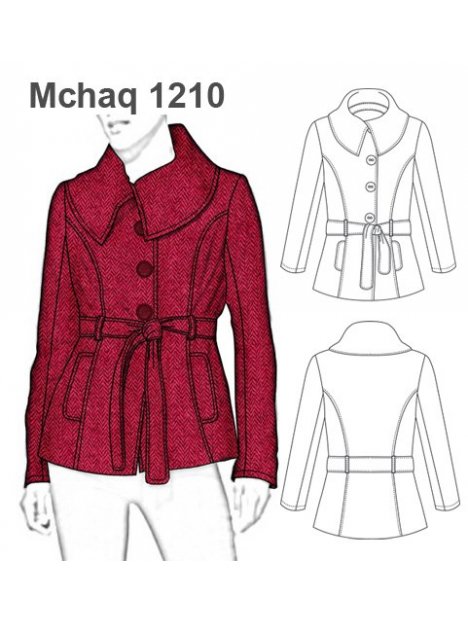 CHAQUETA LAZO CINTURA