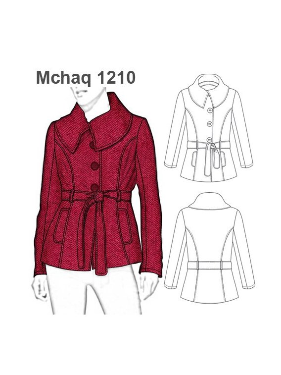 CHAQUETA LAZO CINTURA