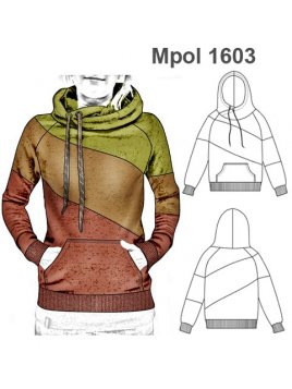 MOLDES POLERON BUZO CANGURO CORTES Y GOR