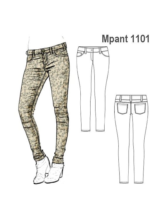 PANTALON JEANS MUJER 1101