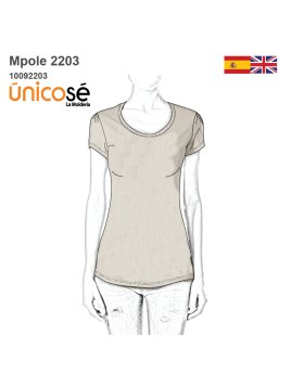 MOLDE POLERA BASICA MUJER 2203
