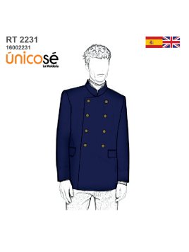 MOLDE CHAQUETA MILITAR RT 2231