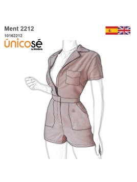 MOLDE ENTERITO OVEROL MUJER...