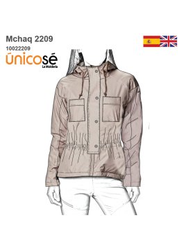 MOLDE CHAQUETA CORTAVIENTO...