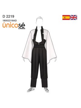 MOLDE DISFRAZ PERSONAJE...