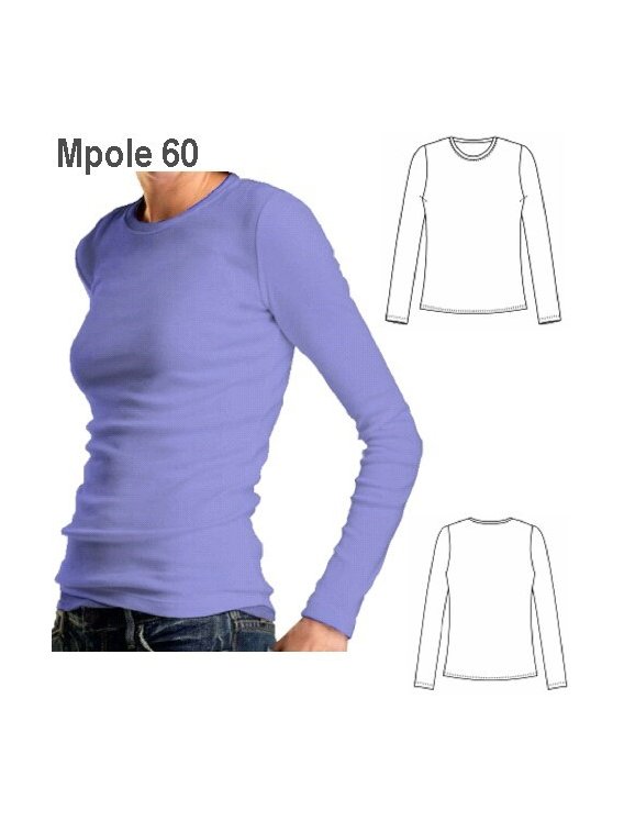 POLERA POLO SPANDEX MUJER, CUELLO POLO B