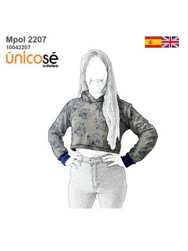 MOLDE POLERON CORTO MUJER 2207