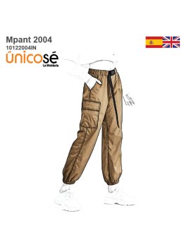 MOLDE PANTALON CARGO MUJER...