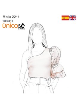 MOLDE BLUSA ASIMETRICA...