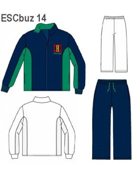 BUZO APLICACION COSTADOS UNISEX, CORTES