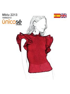 MOLDE BLUSA CERRADA MUJER 2213
