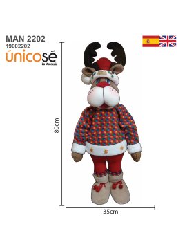 MOLDE RENO DE NAVIDAD MAN 2202