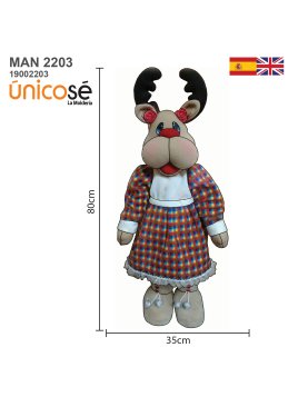 MOLDE RENO DE NAVIDAD MAN 2203