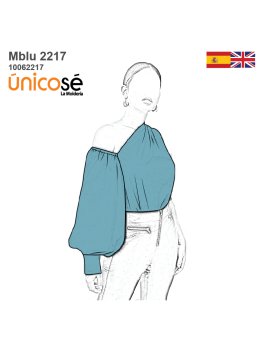 MOLDE BLUSA ASIMETRICA...