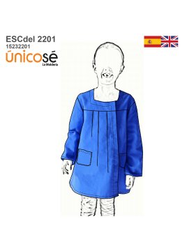 MOLDE DELANTAL PARVULO...