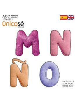 MOLDE COJIN ABECEDARIO ACC...