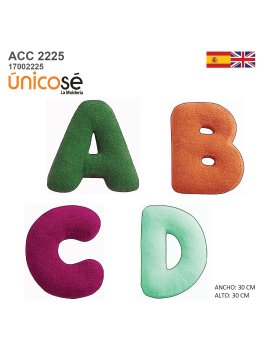 MOLDE COJIN ABECEDARIO ACC...