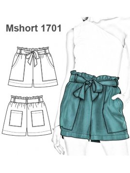 SHORT OVERSIZE MUJER 1701
