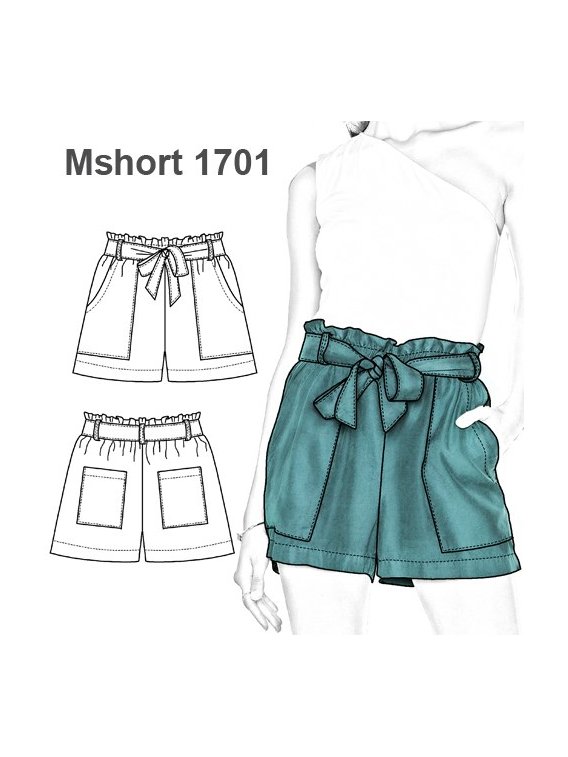 SHORT OVERSIZE MUJER 1701