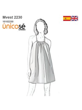 MOLDE VESTIDO SOLERA MUJER...