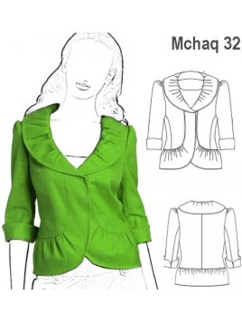 CHAQUETA MANGA 3/4 MUJER.