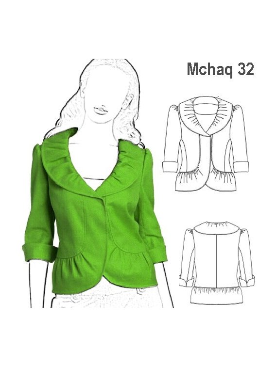 CHAQUETA MANGA 3/4 MUJER.