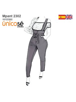 MOLDE PANTALON TIRANTES...