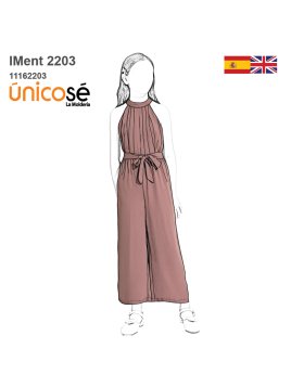 MOLDE ENTERITO HALTER NIÑA...